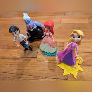 Funko Hasbro Disney Little Mermaid and Rapunzel Comic Collection Figurines